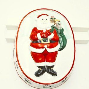 VINTAGE*1983** SANTA CERAMIC MOLD/WALL DECOR*CHRISTMAS DECOR